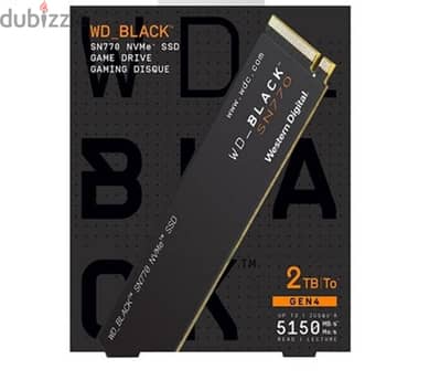 NVME M. 2 Hard drive 2TB WD BLACK SN770