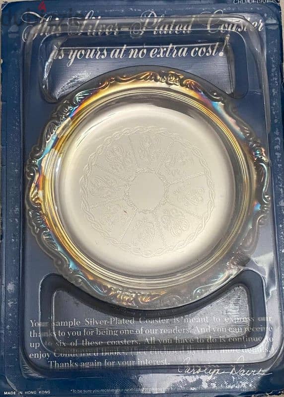 silver plated coaster 2