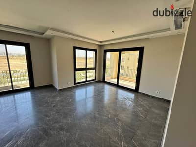 شقة متشطبة استلام فوري بكمبوند او ويست بفيو لاند سكيب دقائق من نيو جيزة