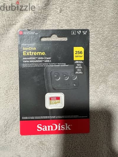 Sansdisk SD Extreme 256GB
