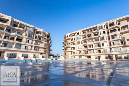 Apartment (distinctive - high-end) with an area of 103 square meters + garden 25 square meters - one room - Alhambra Falls Compound - Hurghada - Red S