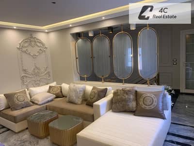Luxury twin house for sale in Hyde Park compound with ultra-super-lux finishing, immediate delivery.