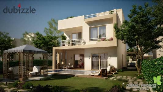 Twin House for Sale – Immediate Delivery, Fully Finished in October (Grand Heights Compound)