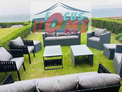 فيلا للإيجار بموقع مميز علي البحر في تلال السخنة العين السخنة Villa for rent in telal El Sokhna