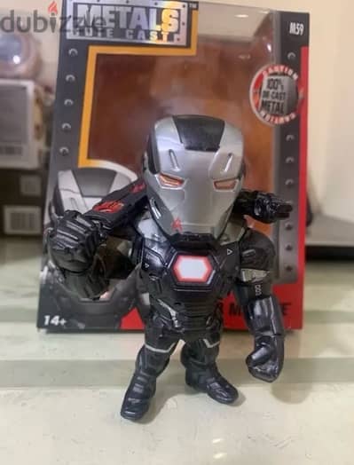 مجسم وور ماشين حديدي أصلي من مارفل/metal war machine marvel figure