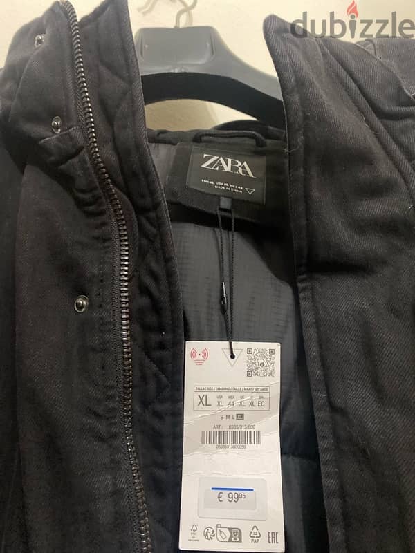Zara Jacket New XL Black 2