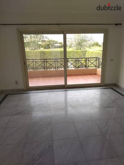 Villa for rent in Al Rabwa Compound, Sheikh Zayed, with a golf course view.