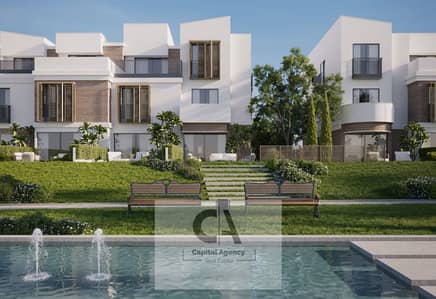 Townhouse for sale in Scenes Compound next to Bloomfields in the heart of Mostakbal City with a 5% down payment and installments over the longest paym