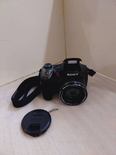 Sony DSC-H300 20.1 Megapixel High Zoom Digital Camera - Black