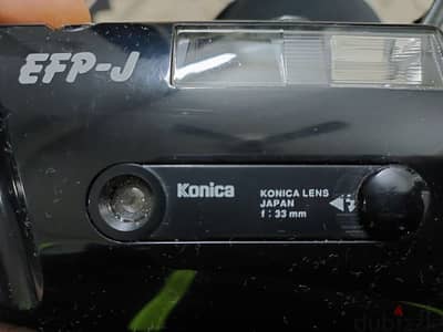 Konica EFP-J Film Camera: 33mm Lens,