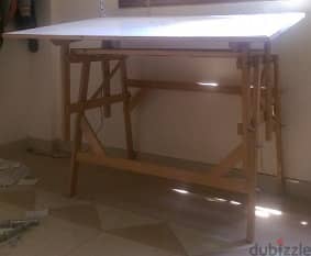 ترابيزة رسم هندسي بالحامل 80*120