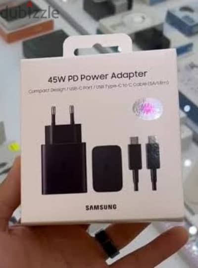 شاحن سامسونج 45 وات جديد فاست