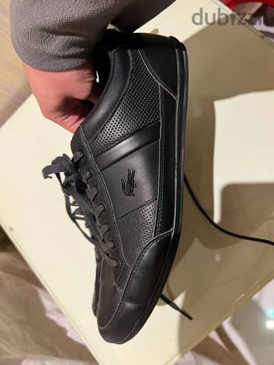 original black leather shoes like new size 43