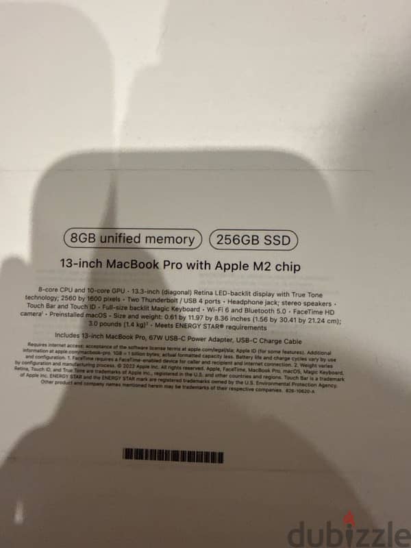 Macbook pro M2 256 2