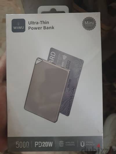 باور بانك wiwu 5000mah +محفظه