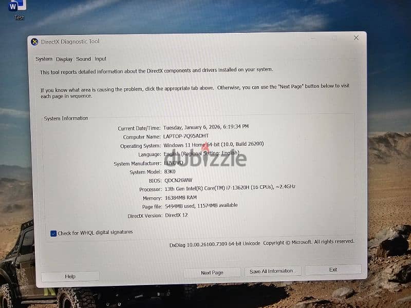 Lenovo Ideapad slim 3 Core i7 3