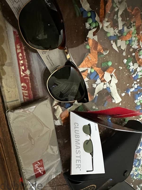 original rayban clubmaster brown tortoise (authentic) 2