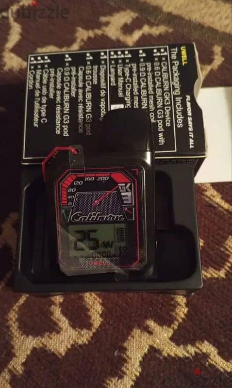 caliburn Gk3 vaping device 1