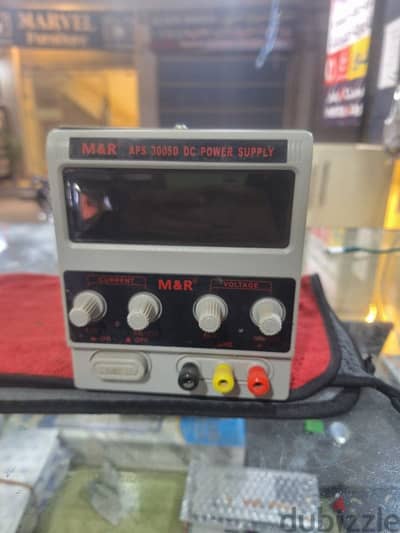 ​باور سبلاي M&R APS 3005D (30 فولت - 5 أمبير) بحالة الزيرو