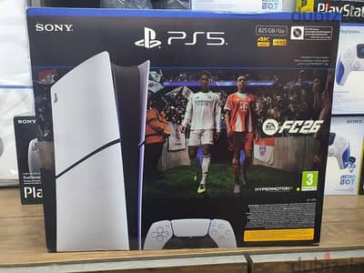 ps5 slim digital new with one controller  - ضمان سنة جديد