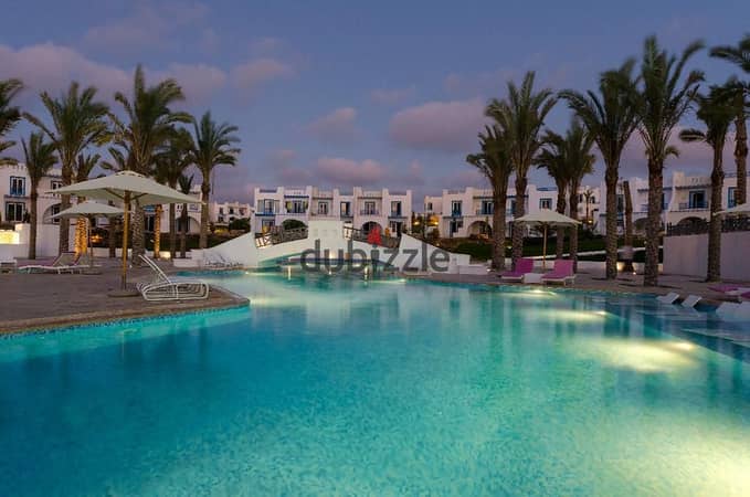 Chalet for sale fully finished, 125 meters, 3 bed in MV Ras Al-Hikma North Coast