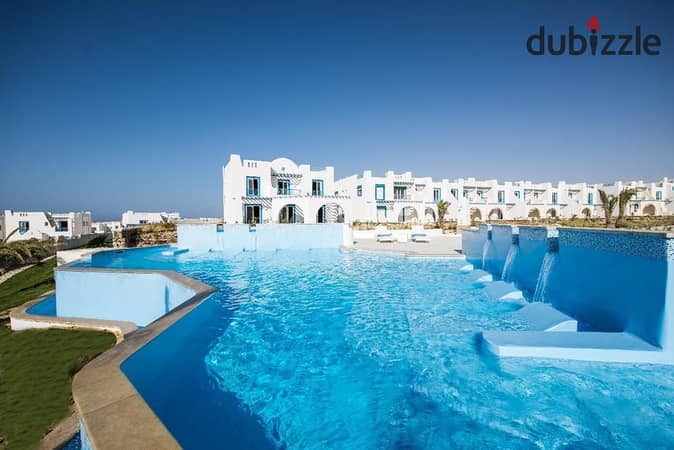 Chalet for sale fully finished, 125 meters, 3 bed in MV Ras Al-Hikma North Coast