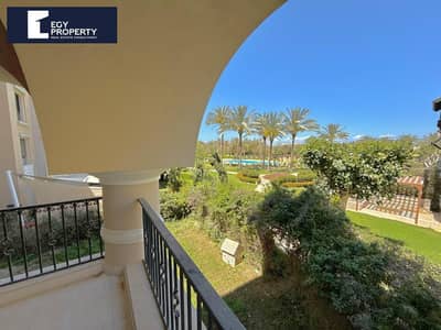 Fully Furnished 3 Bedroom Chalet for Rent in Marassi North Coast with Pool View