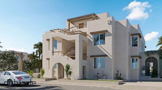 A fully finished chalet ready for immediate delivery in Hacienda West, North Coast – Ras El Hekma – by Palm Hills.