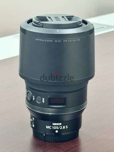 عدسة Nikon Z MC 105mm f/2.8 S Macro بحالة الزيرو + كاملة بكل المشتملات