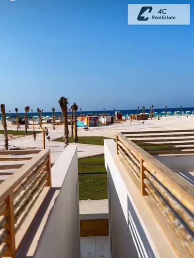 For sale  with lowest price for chalet 105m corner available  with installments in best location win seashore north coast hyde park