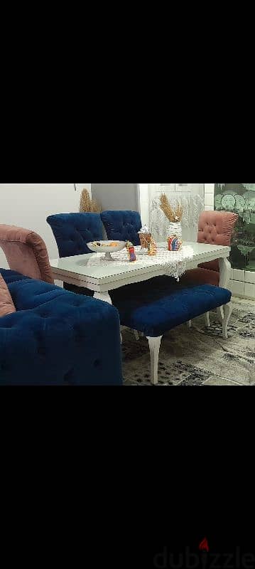 ترابيزه سفره 4 كراسي وبانكت