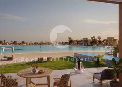 Chalet 3 Bedrooms Lagoon Front Early Delivery Full Sea View Very Prime Location For Sale At New Gouna