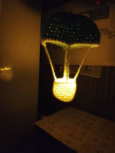 Handmade crochet desk decor