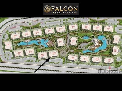 Two-bedroom chalet for sale on the lake with a down payment of 800,000 in Marina 8, North Coast
