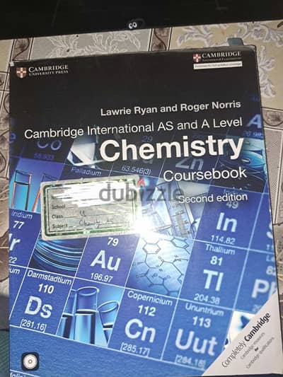 Chemistry IGCSE Cambridge AS grade 11/12 book