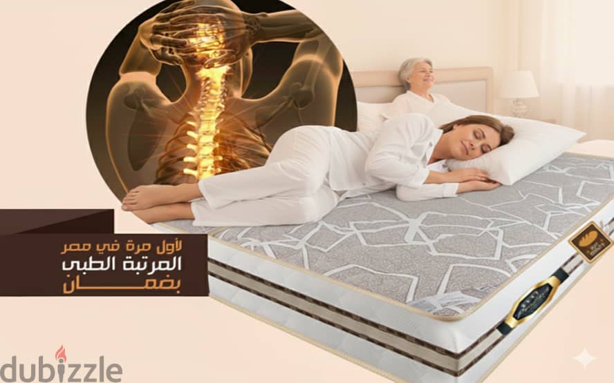 وداعاً لآلام الظهر أهلاً بنوم عميق وصحي  ومريح مع مرتبة ماريوت الطبية 1