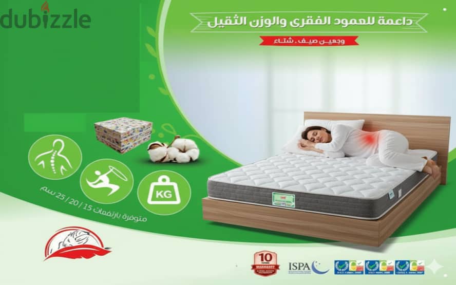 وداعاً لآلام الظهر أهلاً بنوم عميق وصحي  ومريح مع مرتبة ماريوت الطبية 14