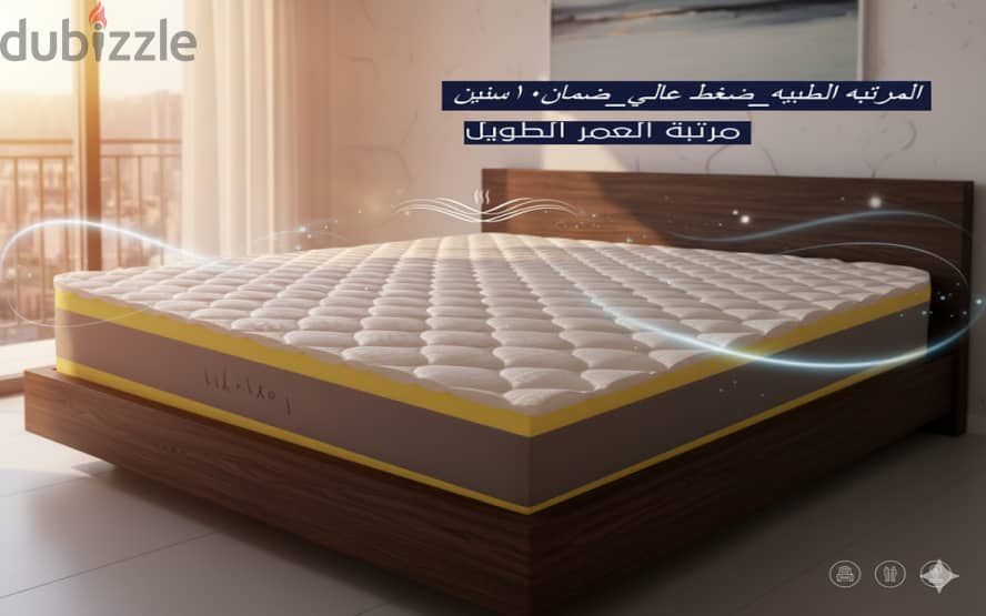 وداعاً لآلام الظهر أهلاً بنوم عميق وصحي  ومريح مع مرتبة ماريوت الطبية 16