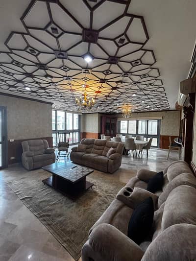 Apartment for rent in Taj City, 3 bedrooms, furnished and equipped, double view