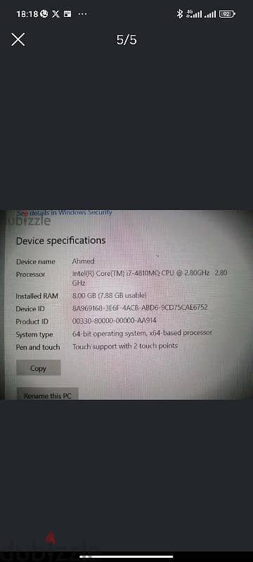 HP zbook G2