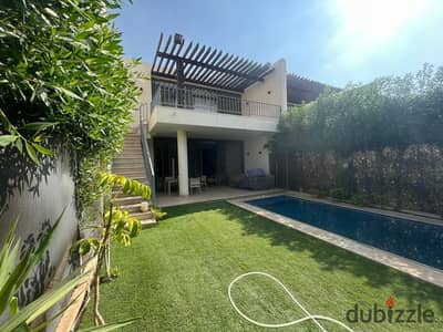 Townhouse for Rent in Allegria  Designed by Shahira Fahmy Fully Furnished with Private Pool