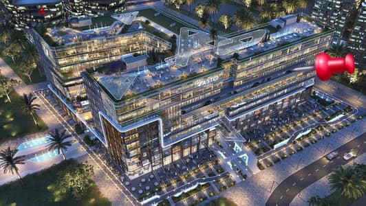 50m² administrative office for sale in Vasto Plaza Mall, New Administrative Capital, with installments over 10 years, in the Iconic Tower.