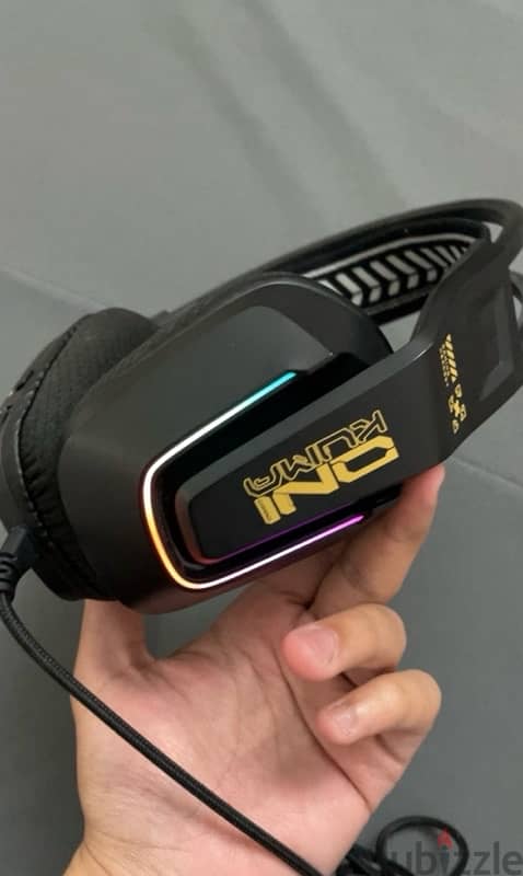 ONI KUMA Gaming headset full RGB lighting 1