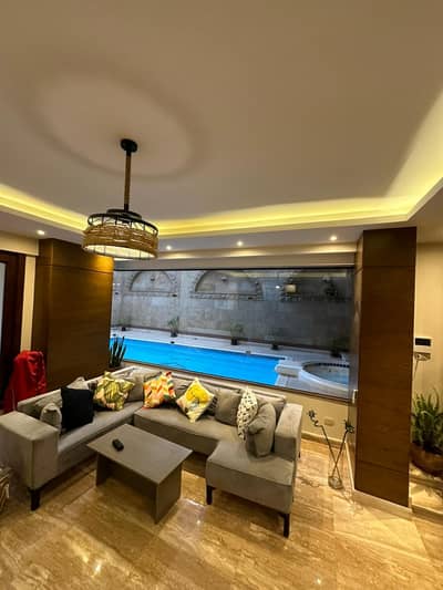 Luxury villa for rent in Sarayat El Maadi with private garden – 2 bedrooms – swimming pool and jacuzzi