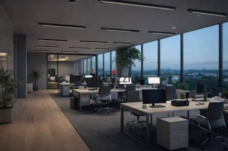 Administrative office 144 meters for sale in 205 Arkan Palm, Sheikh Zayed, at a special price