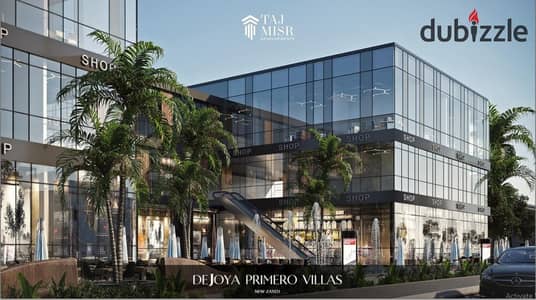Fully finished apartment with garden for sale on installments over 15 years in Dejoya Compound, New Zayed
