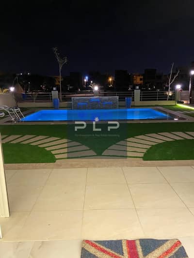 فيلا ستاند ألون متشطبه بالكامل للبيع في بالم هيلز قطاميه اكستنشن (PK2) – التجمع الخامس - جاهزه ع السكن بإطلالة مباشرة على اللاندسكيب والبحيرات