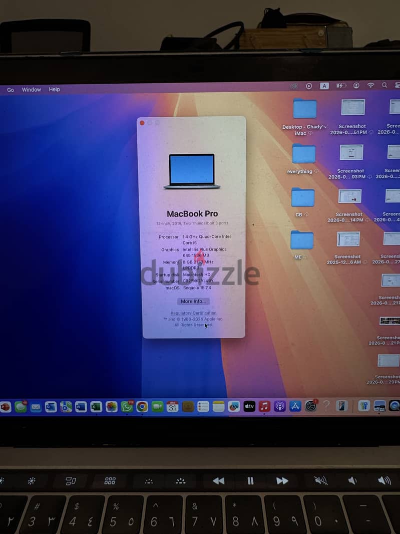 MacBook pro 2019 13” 4