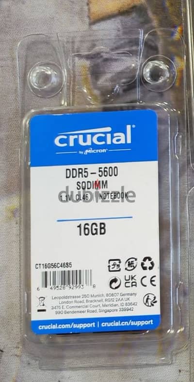 Crucial 16Gb DDR5-5600