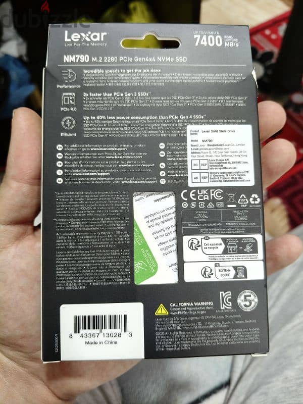 ssd lexar nm790 1 tera 2